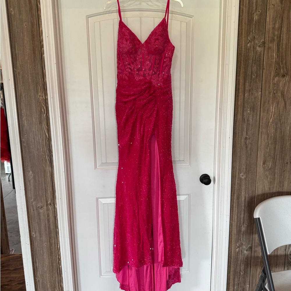 Amazon Fuchsia Prom Dress